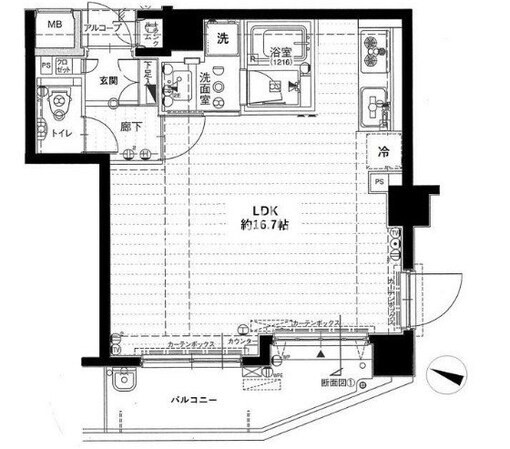 ロータリーパレス春日文京の物件間取画像